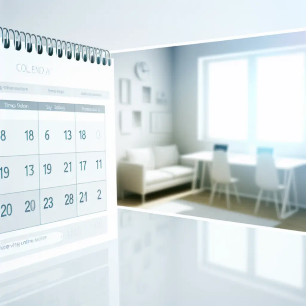 Calendrier de réservation interactif montrant la sélection de créneaux horaires pour un cours de soutien.