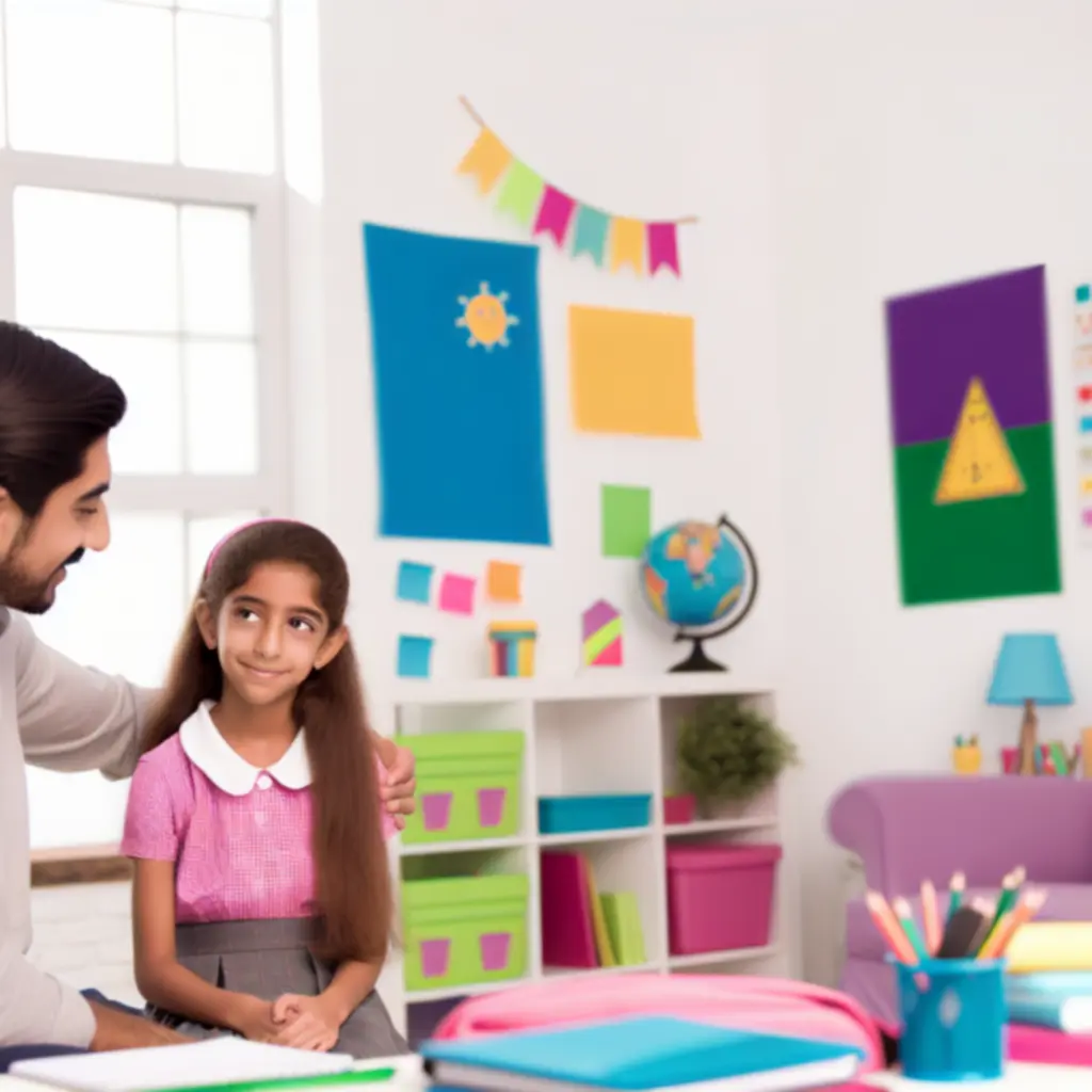 Jeune élève de primaire accompagné dans ses devoirs