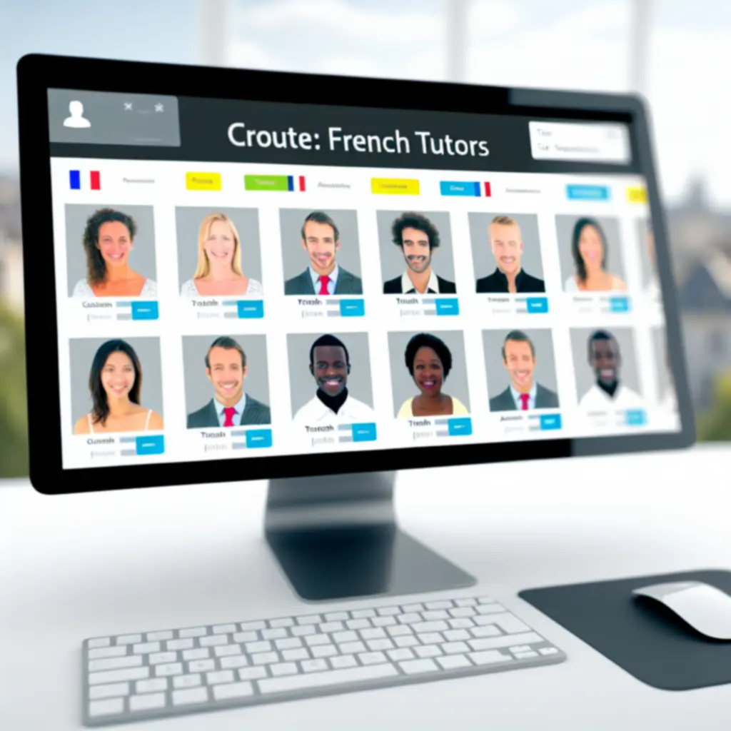 Interface présentant une liste de profils de tuteurs ClearCitty avec leurs matières et évaluations.